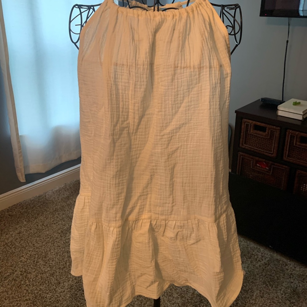 Linen swimsuit coverup